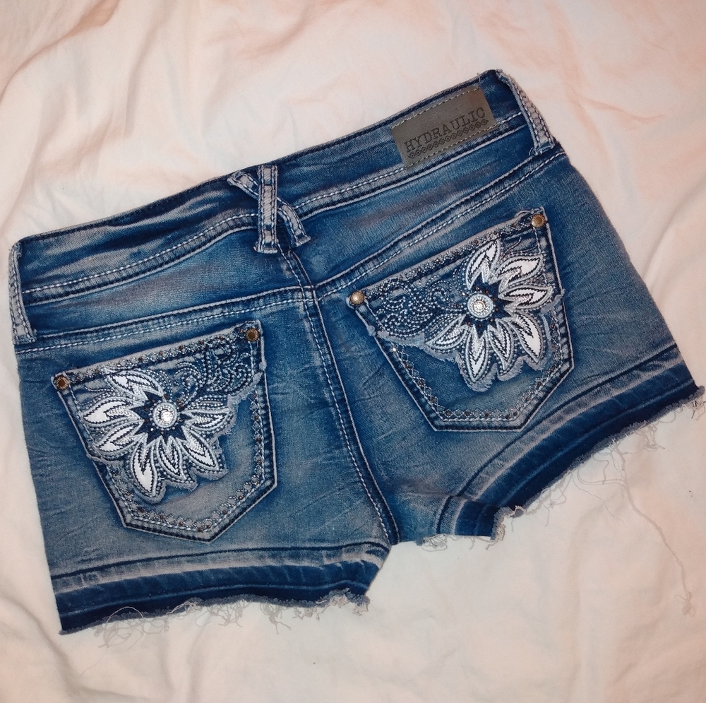 Hydraulic Jean Shorts Size 7/8